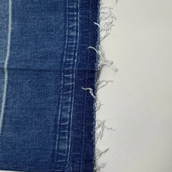 NEW VERONICA BEARD Grant Wide-Leg Jeans Blue Size 26 Cropped Frayed Hem Deni - Picture 6 of 9